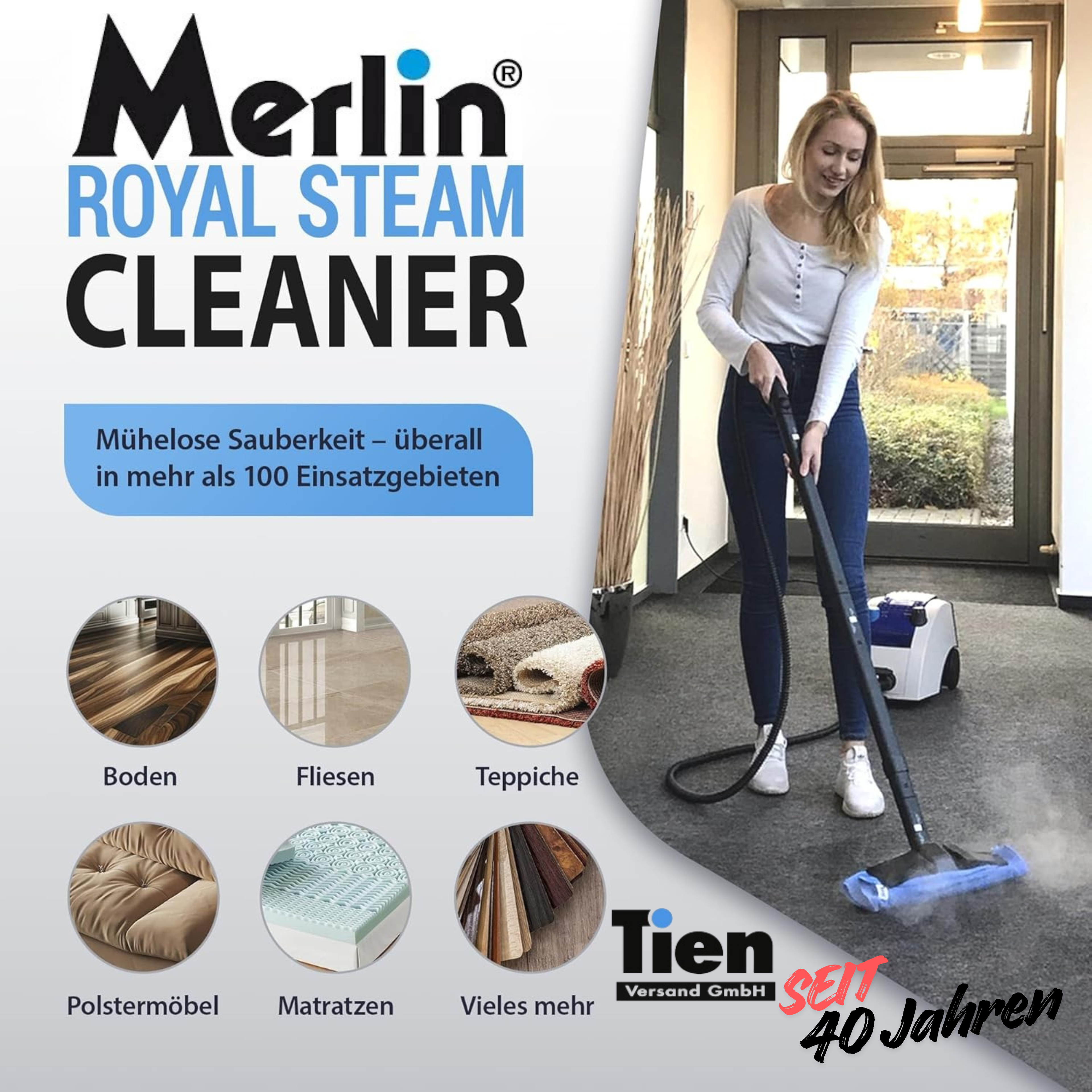 Tien Merlin Royal Dampfreiniger